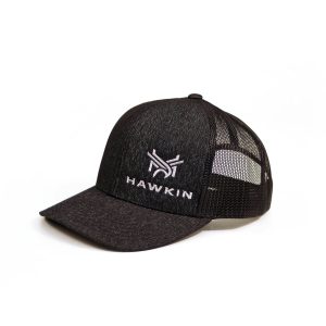 Hawkin Trucker Hat - Black/Heather