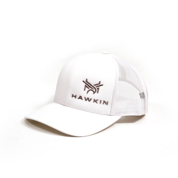 Hawkin Trucker Hat - White